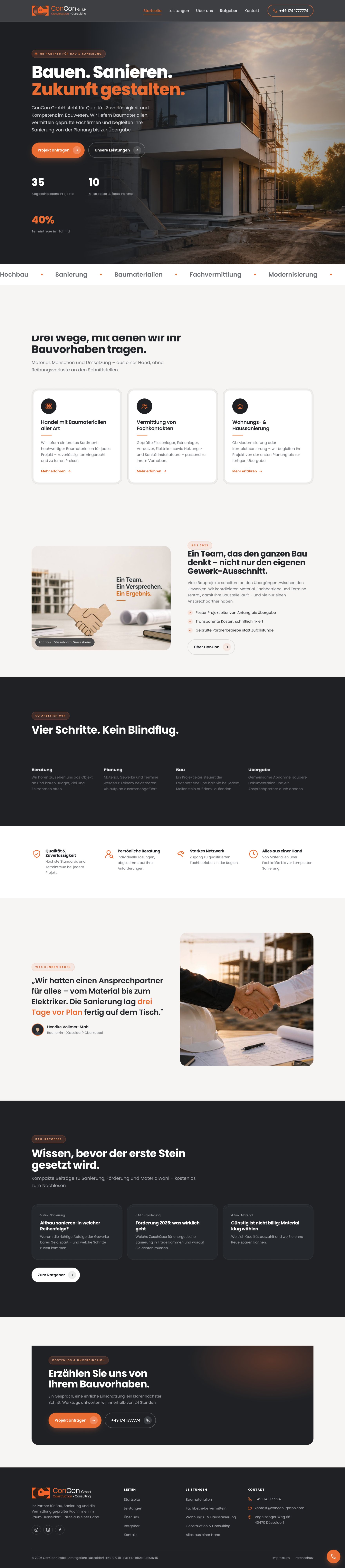 ConCon GmbH – Bau & Sanierung