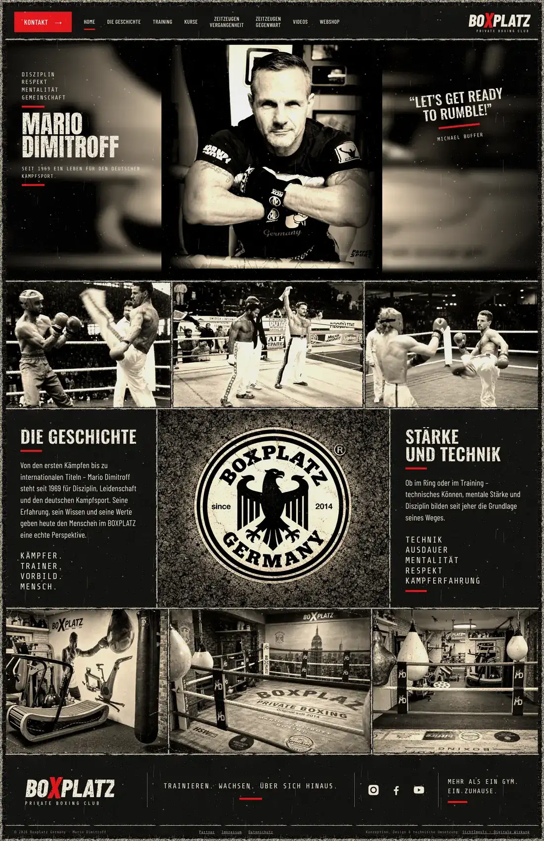 BOXPLATZ Germany – Private Boxing Club von Mario Dimitroff