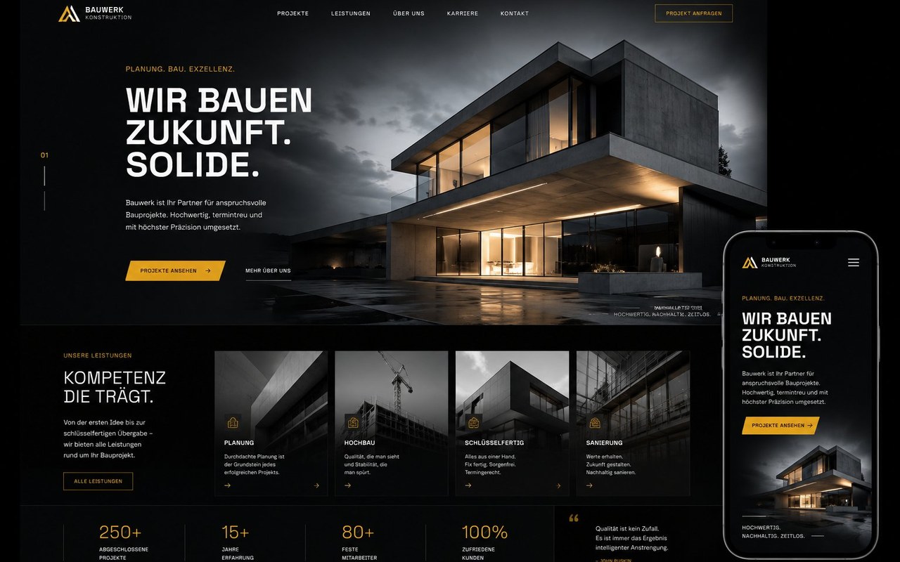 BAUWERK Konstruktion